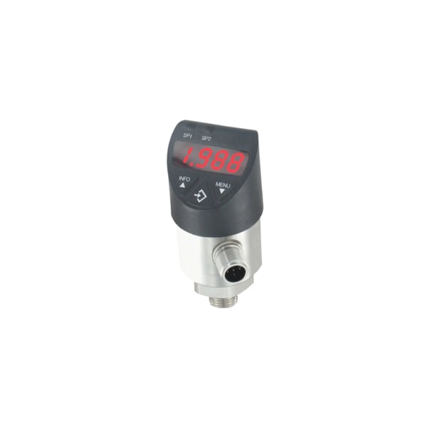 Dwyer Instruments Pressure Switch, 1/4" MNPT, 0 to 300 psi Range, 316 Stainless Steel DPT-A08 - main